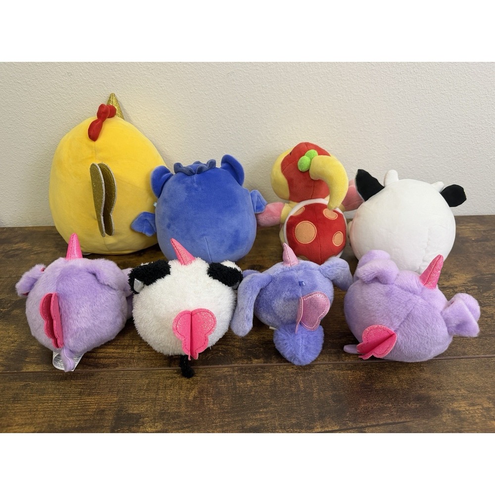 Stuffed Animal Lot - Squishmallow Zuru Mike & Ike Pom Pom Koopa - Picture 4 of 4